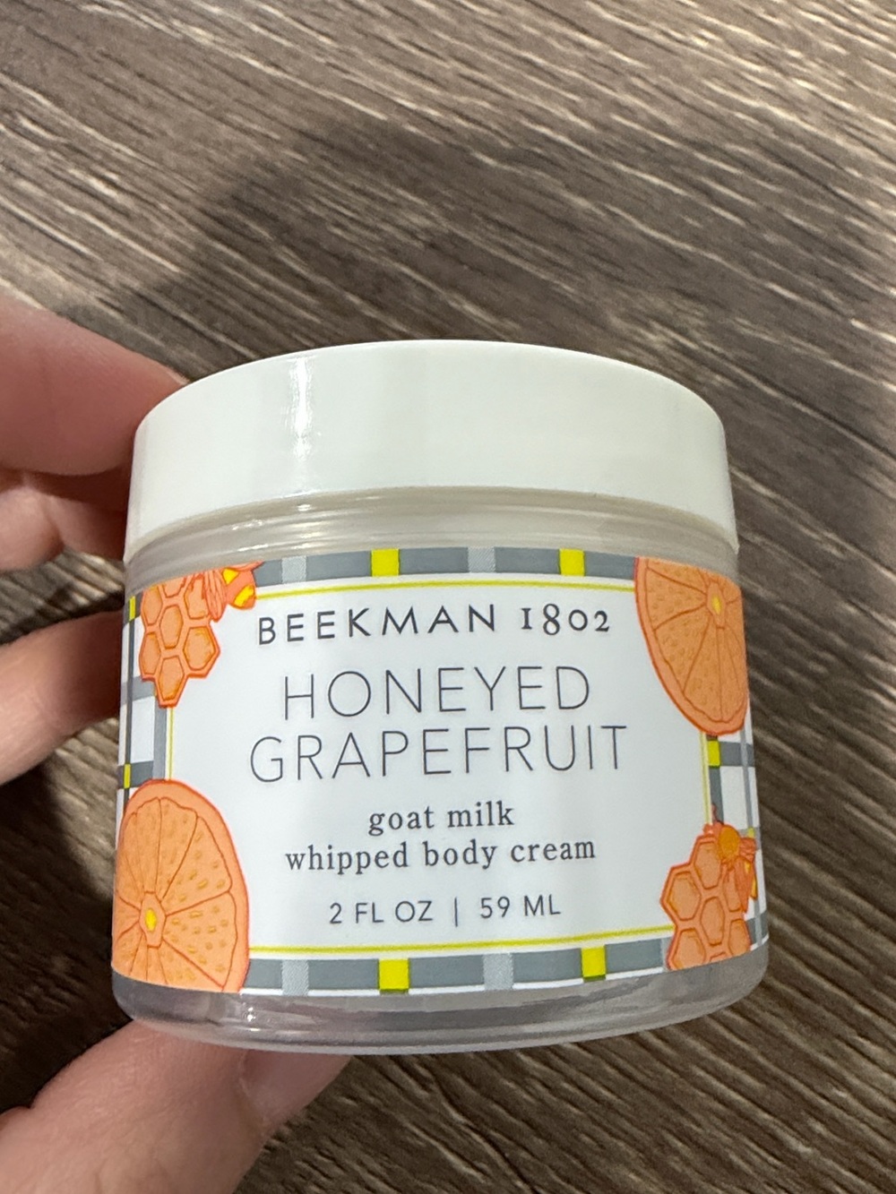 Beekman 1802 Honeyed Grapefruit Goat Milk Whipped Body Cream 2 oz NEW